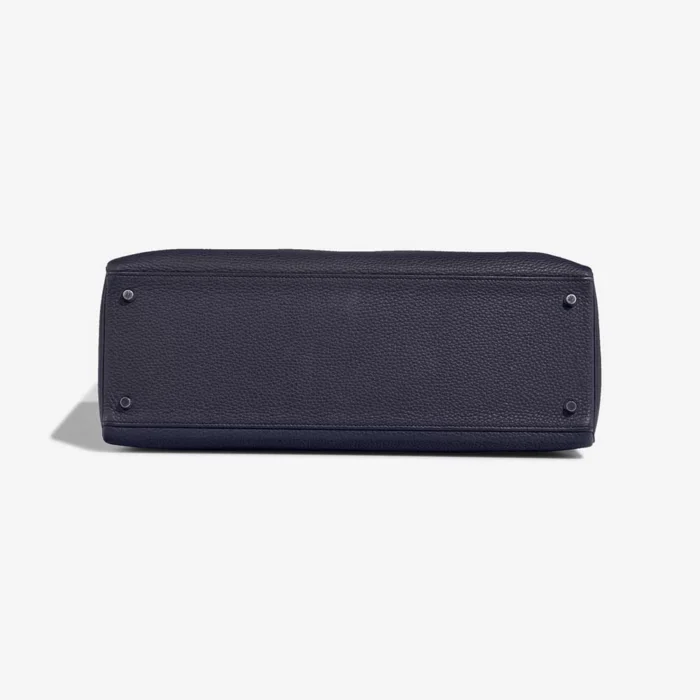 Best Replica Hermès Kelly 40 Clemence Bleu Obscur/Anemone PHW - Replica Handbags - Image 3