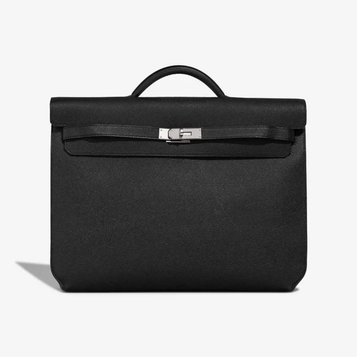Best Replica Hermès Kelly Depêches 36 Epsom Black PHW - Replica Handbags