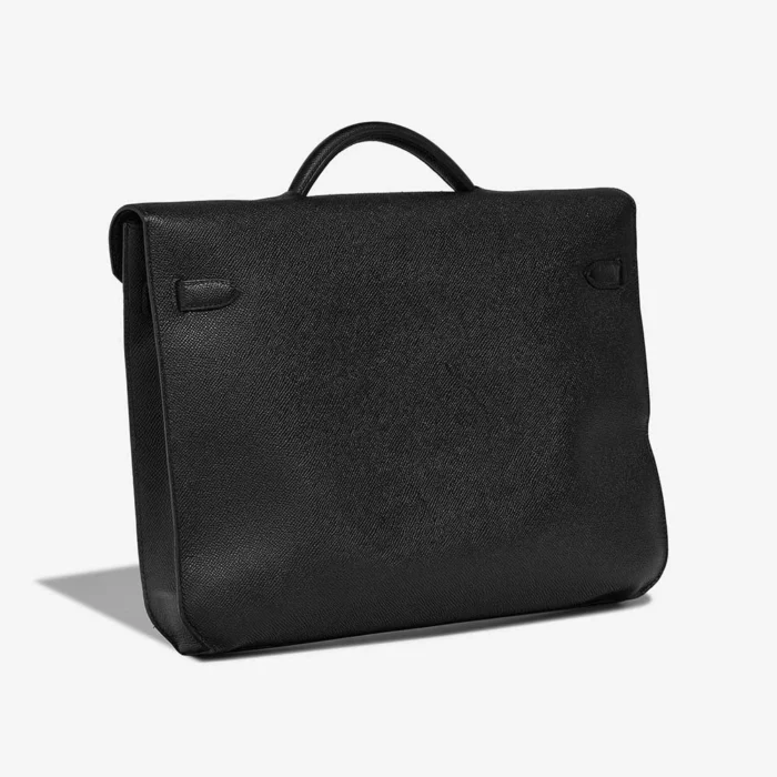 Best Replica Hermès Kelly Depêches 36 Epsom Black PHW - Replica Handbags - Image 3