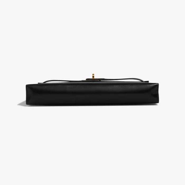 Best Replica Hermès Kelly Elan Pochette Box Black GHW - Replica Handbags - Image 3