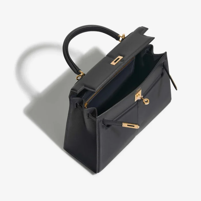 Best Replica Hermès Kelly Padded 25 Swift Caban GHW - Replica Handbags - Image 5