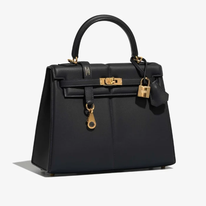 Best Replica Hermès Kelly Padded 25 Swift Caban GHW - Replica Handbags - Image 4
