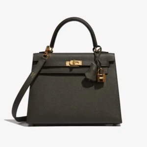 Best Replica Hermès Kelly Sellier 25 Epsom Vert de Gris GHW
