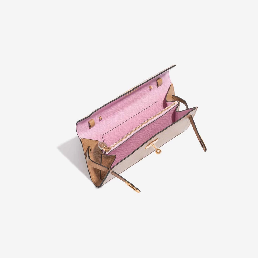 Best Replica Hermès Kelly To Go Epsom Chai/Mauve Sylvestre GHW - Replica Handbags - Image 5