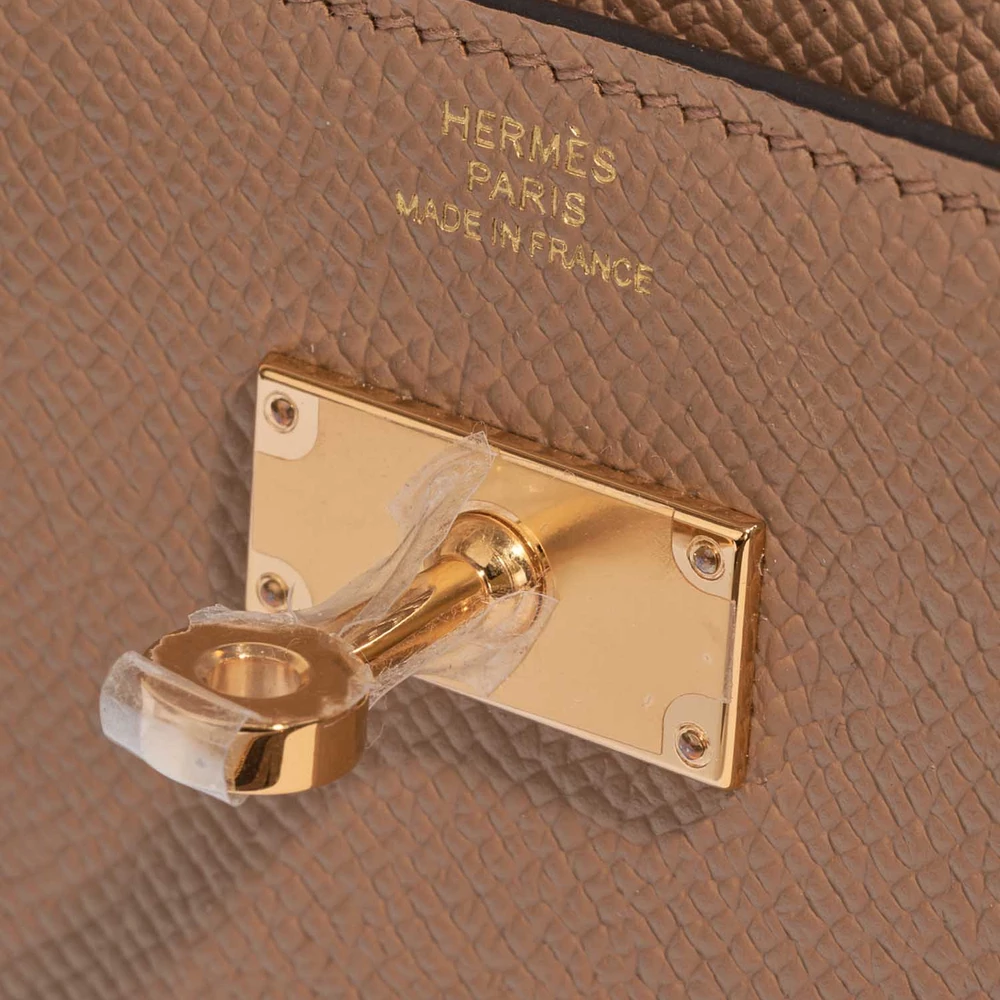 Best Replica Hermès Kelly To Go Epsom Chai/Mauve Sylvestre GHW - Replica Handbags - Image 6