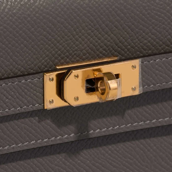 Best Replica Hermès Kelly To Go Epsom Etain GHW - Replica Handbags - Image 6