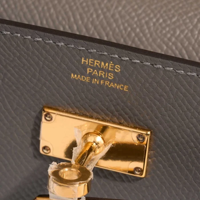 Best Replica Hermès Kelly To Go Epsom Etain GHW - Replica Handbags - Image 5