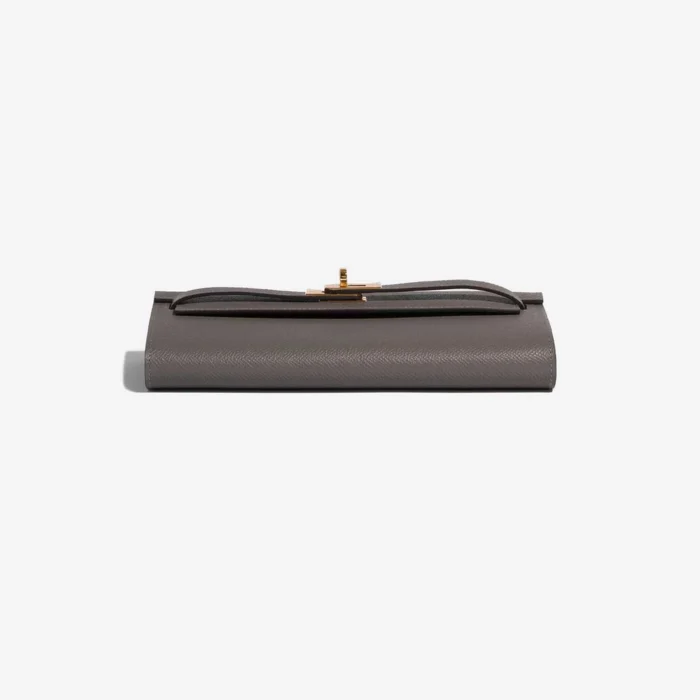 Best Replica Hermès Kelly To Go Epsom Gris Meyer GHW - Replica Handbags - Image 3