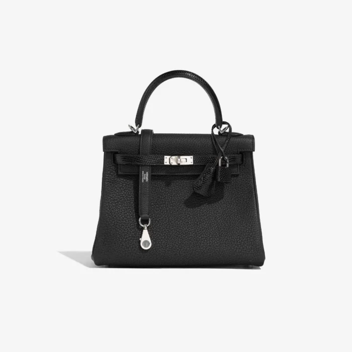 Best Replica Hermès Kelly Touch 25 Black PHW - Luxury Handbags