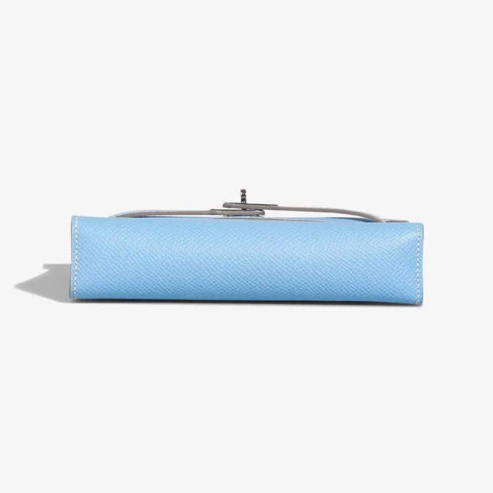 Best Replica Hermès Micro Kelly Epsom Bleu Celeste PHW - Replica Handbags - Image 3