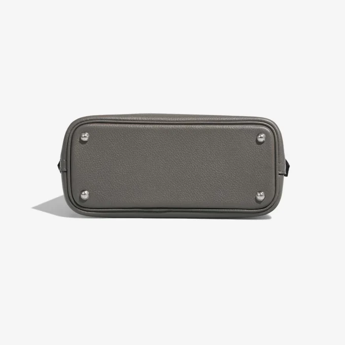 Best Replica Hermès Mini Bolide Evercolor Gris Meyer/Beton PHW - Replica Handbags - Image 4