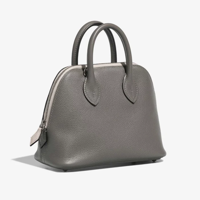 Best Replica Hermès Mini Bolide Evercolor Gris Meyer/Beton PHW - Replica Handbags - Image 5
