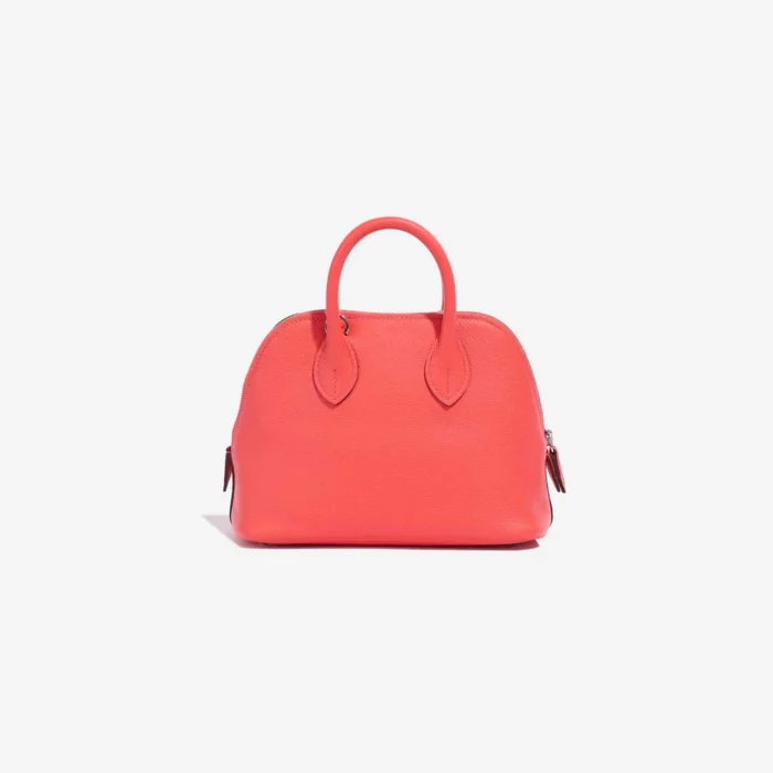 Best Replica Hermès Mini Bolide Evercolor Rose Texas PHW - Replica Handbags - Image 2