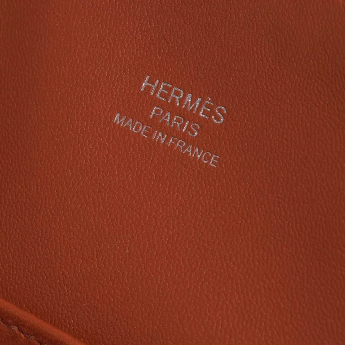 Best Replica Hermès Mini Bolide Evercolor Rose Texas PHW - Replica Handbags - Image 5