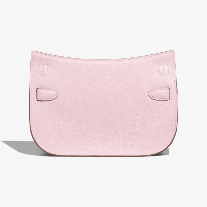 Best Replica Hermès Mini Jypsiere Evercolor Mauve Pale/Nata PHW - Replica Handbags - Image 3