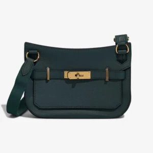 Best Replica Hermès Mini Jypsiere Evercolor Vert Cypres/Vert Rousseau GHW - Replica Handbags