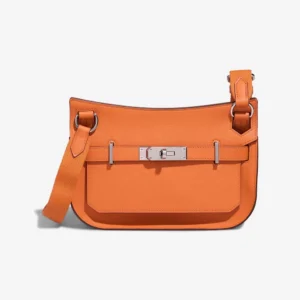 Best Replica Hermès Mini Jypsiere Swift Orange H PHW - Replica Handbags