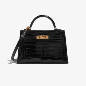 Best Replica Hermès Mini Kelly Alligator Black GHW