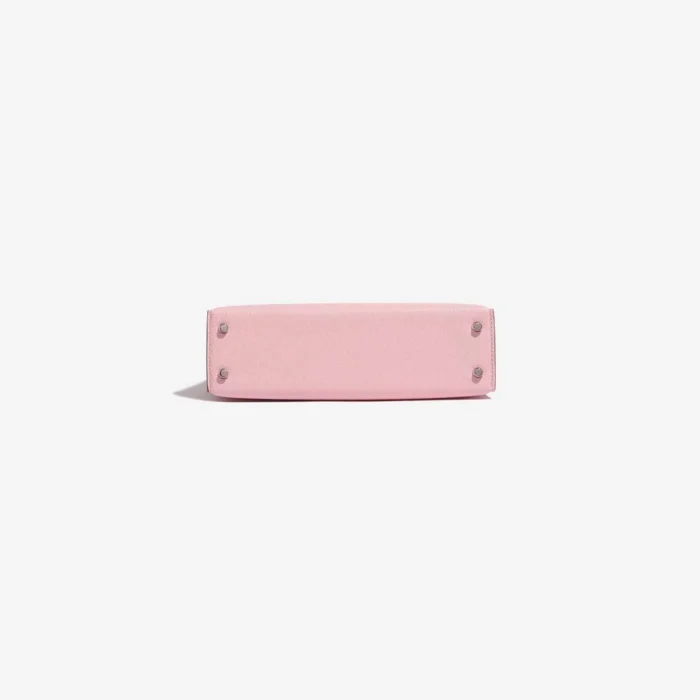 Best Replica Hermès Mini Kelly Chèvre Mysore Rose Sakura PHW - Replica Handbags - Image 3