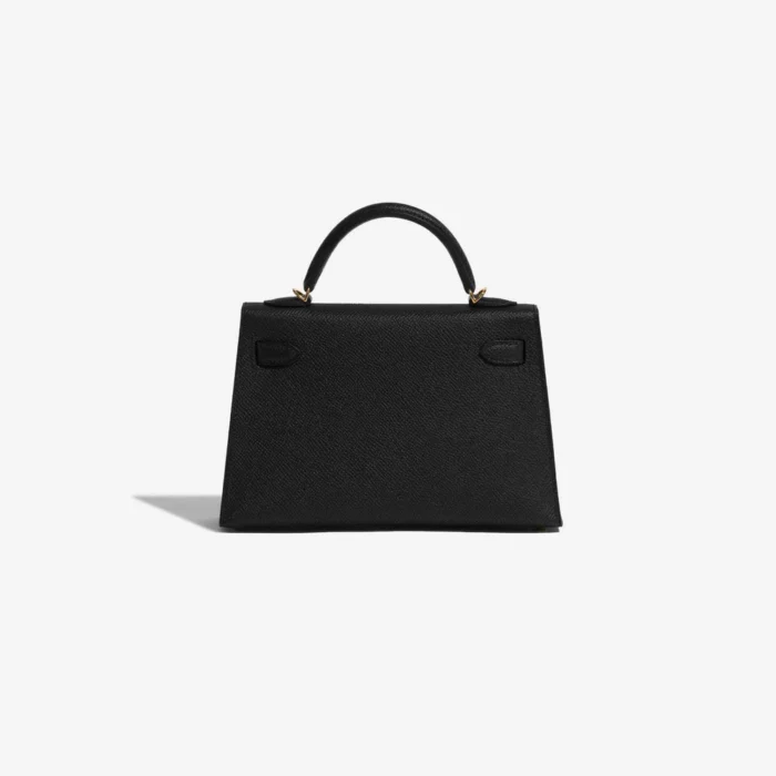 Best Replica Hermès Mini Kelly Epsom Black GHW - Replica Handbags - Image 2