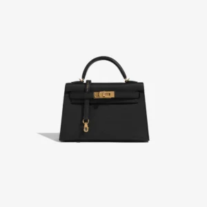 Best Replica Hermès Mini Kelly Epsom Black GHW | Direct Luxury Fashion