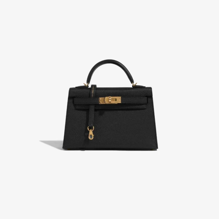 Best Replica Hermès Mini Kelly Epsom Black GHW | Direct Luxury Fashion