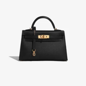 Best Replica Hermès Mini Kelly Epsom Black GHW - Replica Handbags