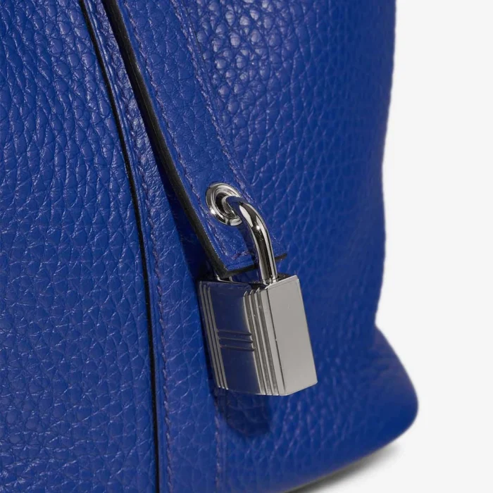 Best Replica Hermès Picotin 18 Bleu Electrique PHW - Replica Handbags - Image 6