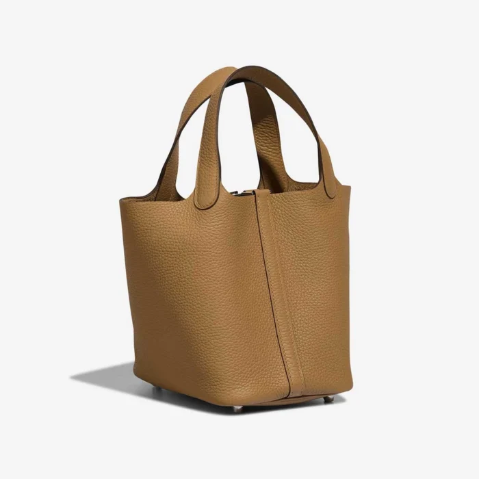 Best Replica Hermès Picotin 18 Clemence Biscuit PHW - Replica Handbags - Image 5