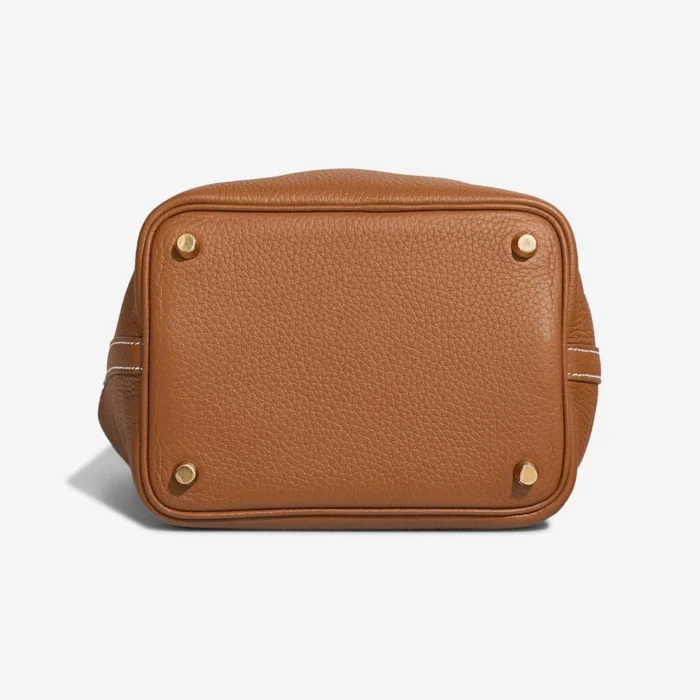 Best Replica Hermès Picotin 18 Clemence Gold GHW - Replica Handbags - Image 4