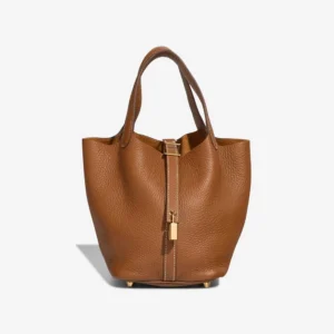 Best Replica Hermès Picotin 18 Clemence Gold GHW - Replica Handbags
