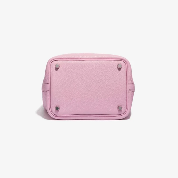 Best Replica Hermès Picotin 18 Clemence Mauve Sylvestre PHW - Replica Handbags - Image 4