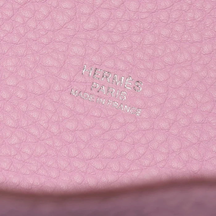 Best Replica Hermès Picotin 18 Clemence Mauve Sylvestre PHW - Replica Handbags - Image 6