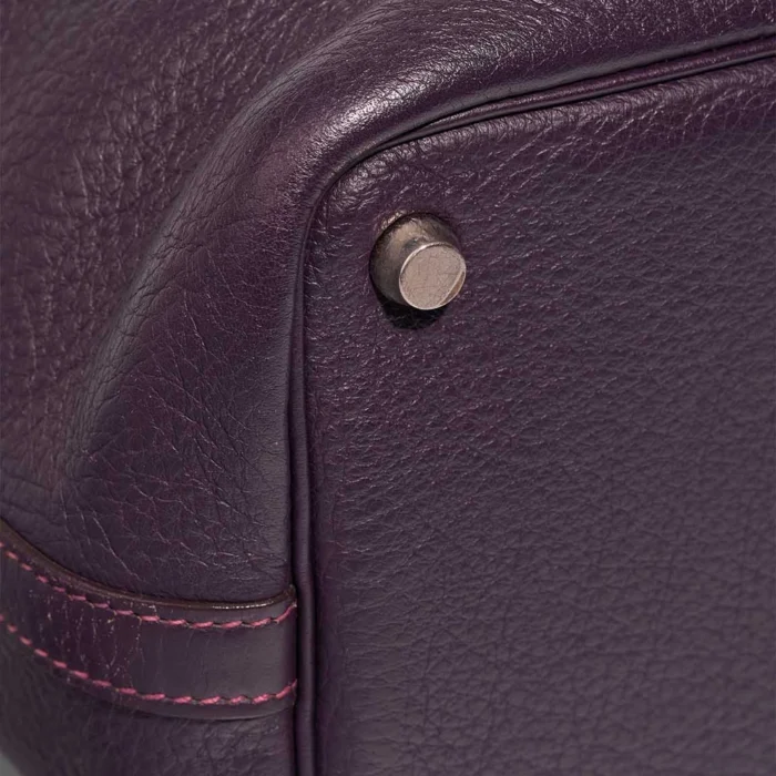 Best Replica Hermès Picotin 18 Clemence Raisin PHW - Replica Handbags - Image 5