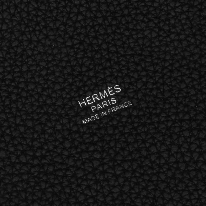 Best Replica Hermès Picotin 18 Clemence So Black RHW - Replica Handbags - Image 6