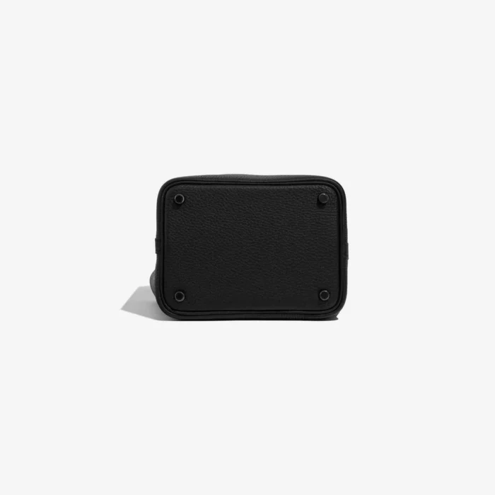 Best Replica Hermès Picotin 18 Taurillon Clemence Black RHW - Replica Handbags - Image 3