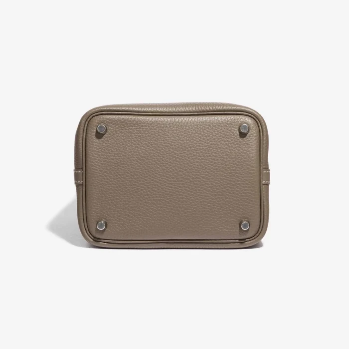 Best Replica Hermès Picotin 18 Taurillon Clemence Etoupe PHW - Replica Handbags - Image 3