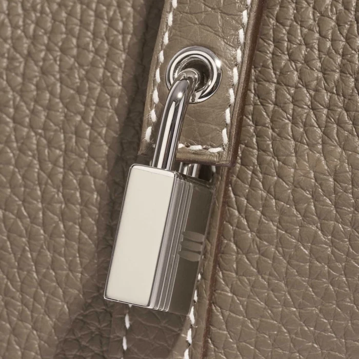 Best Replica Hermès Picotin 18 Taurillon Clemence Etoupe PHW - Replica Handbags - Image 7