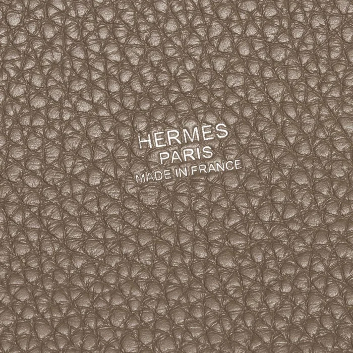 Best Replica Hermès Picotin 18 Taurillon Clemence Etoupe PHW - Replica Handbags - Image 6