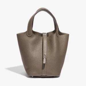 Best Replica Hermès Picotin 18 Taurillon Clemence Etoupe PHW
