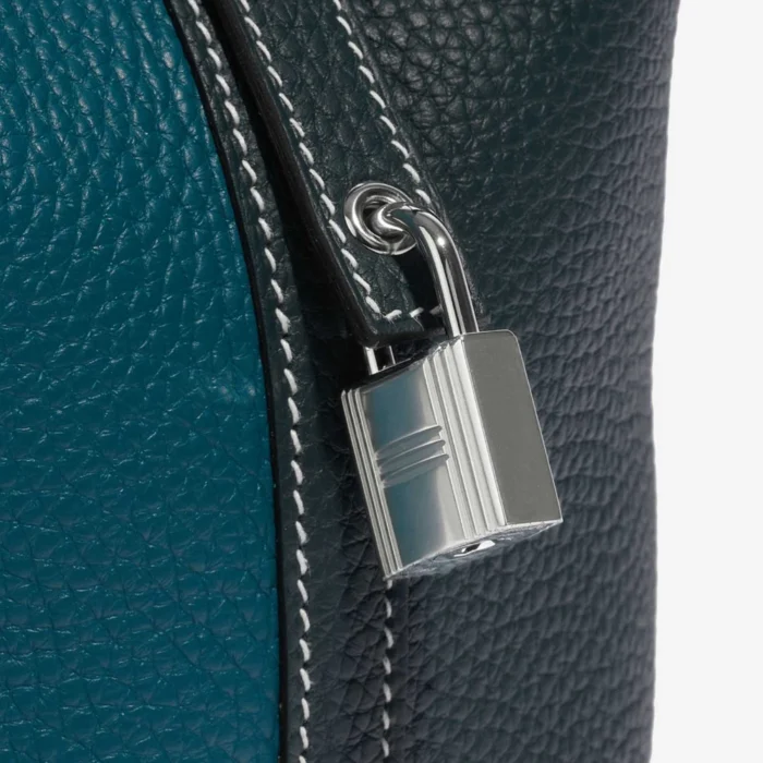 Best Replica Hermès Picotin 18 Taurillon Clemence Vert Cypress/Vert Bosphore PHW - Replica Handbags - Image 7
