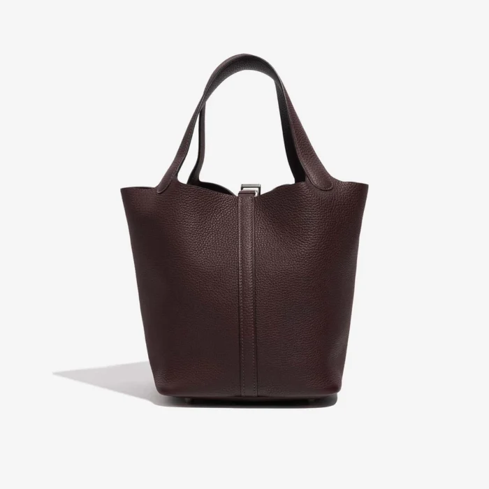 Best Replica Hermès Picotin 22 Clemence Rouge Sellier PHW - Replica Handbags - Image 3