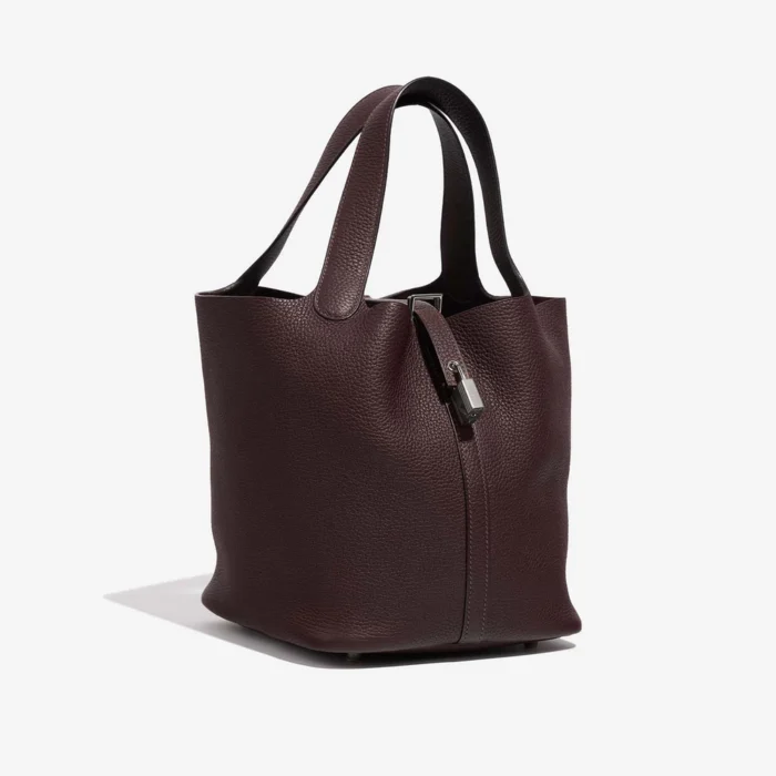Best Replica Hermès Picotin 22 Clemence Rouge Sellier PHW - Replica Handbags - Image 5