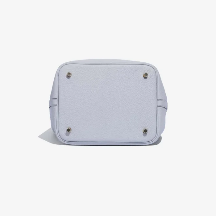 Best Replica Hermès Picotin 22 Taurillon Clemence Blue Pale GHW - Replica Handbags - Image 4