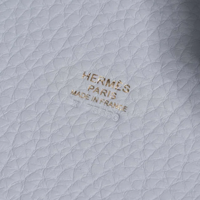 Best Replica Hermès Picotin 22 Taurillon Clemence Blue Pale GHW - Replica Handbags - Image 2