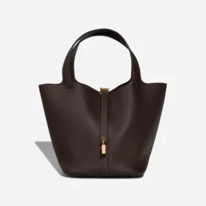 Best Replica Hermès Picotin 22 Taurillon Clemence ebene GHW - Replica Handbags