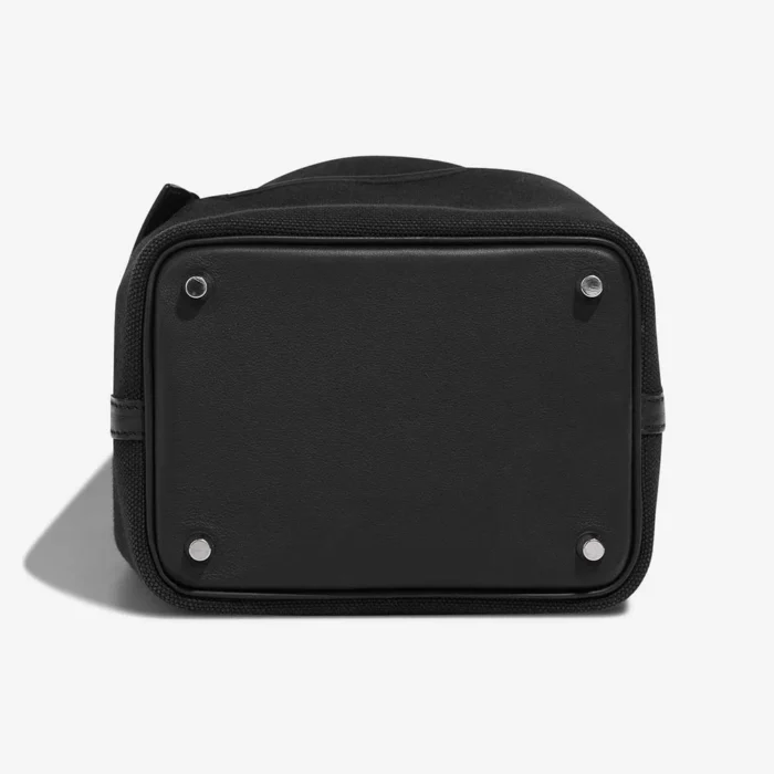 Best Replica Hermès Picotin Cargo 18 Toile Goeland/Swift Black PHW - Replica Handbags - Image 4