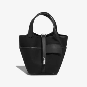 Best Replica Hermès Picotin Cargo 18 Toile Goeland/Swift Black PHW - Replica Handbags