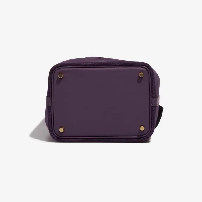 Best Replica Hermès Picotin Cargo 18 Toile Goeland/Swift Raisin/Cassis GHW - Replica Handbags - Image 4