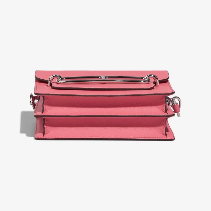 Best Replica Hermès Roulis 18 Swift Rose Azalee PHW - Replica Handbags - Image 4